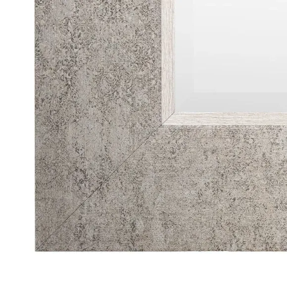 Calix Rectangle Wall Mirror - Silver alternate view