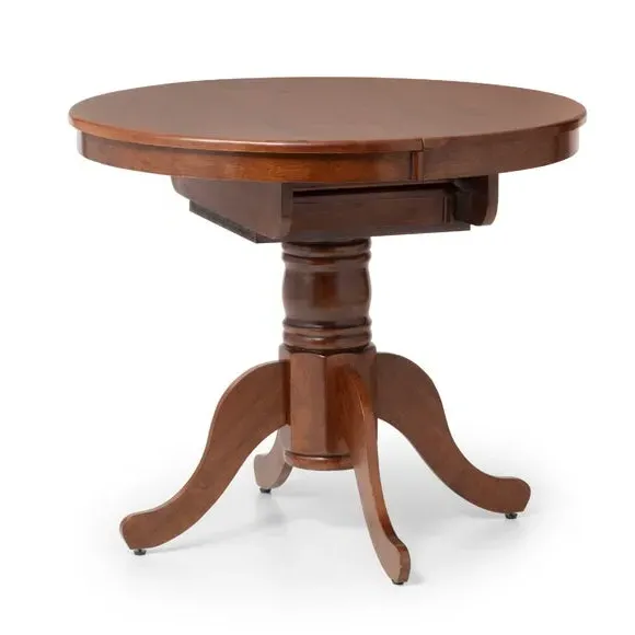 Canterbury Round to Oval Extendable Dining Table - Mahogany, Rubberwood alternate view