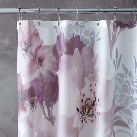 Floral Shower Curtain - Blush, Fabric alternate view