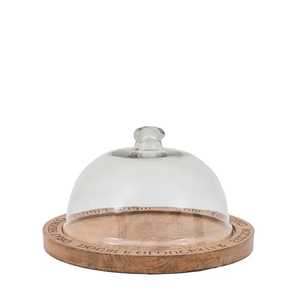 Wells Cheese Dome with Glass Cover - Clear alternate view