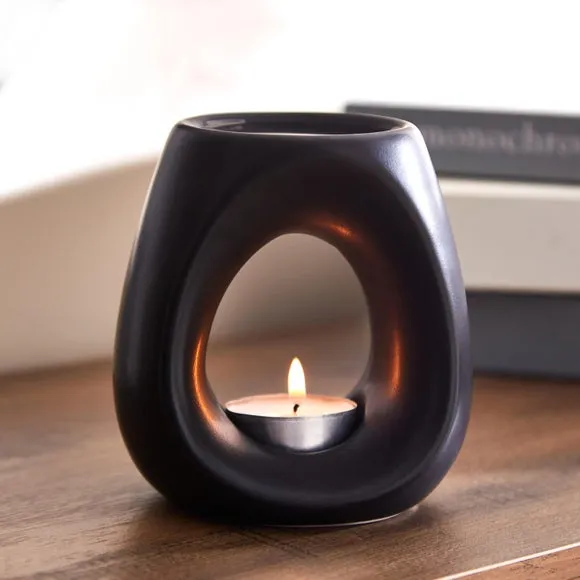 Ceramic Oil Burner - Black alternate view