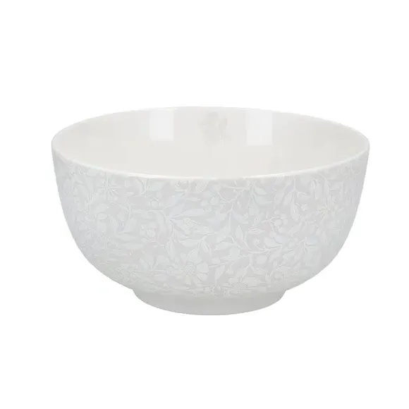Cereal Bowl - Light Grey, Bone China alternate view