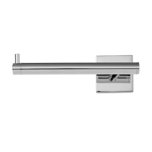 Wall-Mount Toilet Roll Holder - Silver, Chrome alternate view