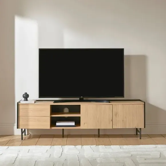 Chilton Extra Wide TV Unit - Light Wood product