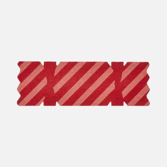 Christmas Cracker Coir Doormat - Red alternate view