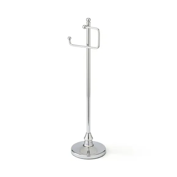 Toilet Butler Stand - Silver, Chrome by Dunelm, image 3