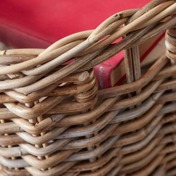 Woven Rattan Storage Basket - Brown, Rattan alternate view