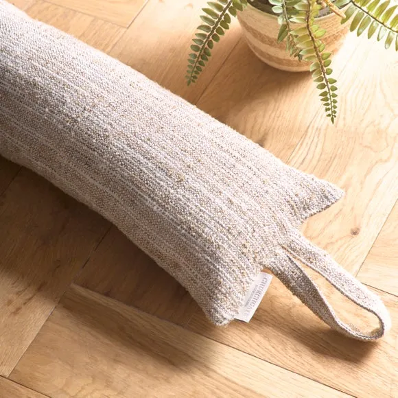 Draught Excluder with Hanging Loop - Natural alternate view