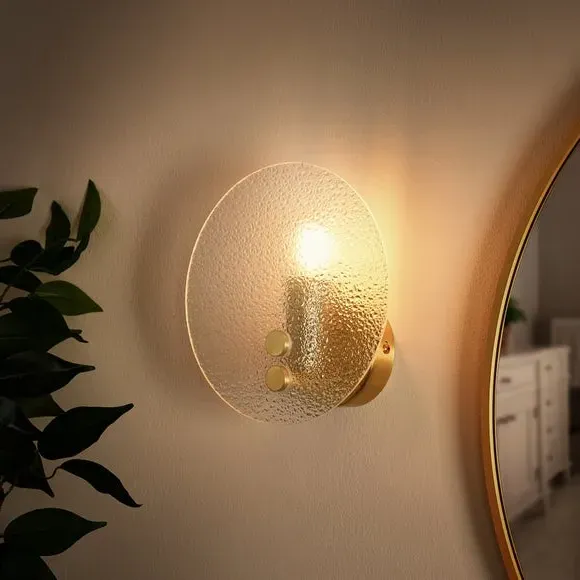 Circlet Bathroom Wall Light - Clear, Glass alternate view