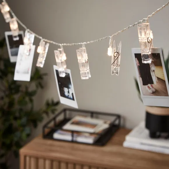 Clip 10 LED String Lights - Clear product