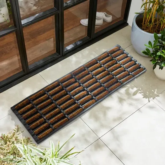 Coir Boot Scraper Doormat - Natural product