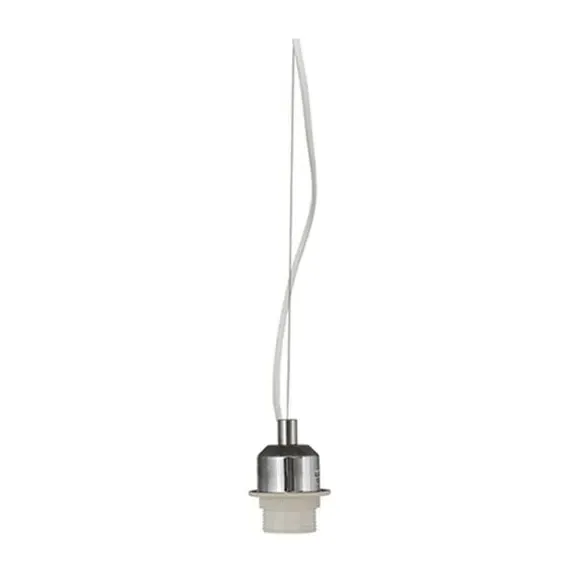 Metal Ceiling Light with E27 Holder - Chrome alternate view