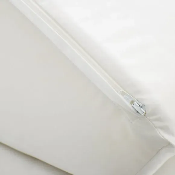Contour Pillowcase - White, Cotton alternate view