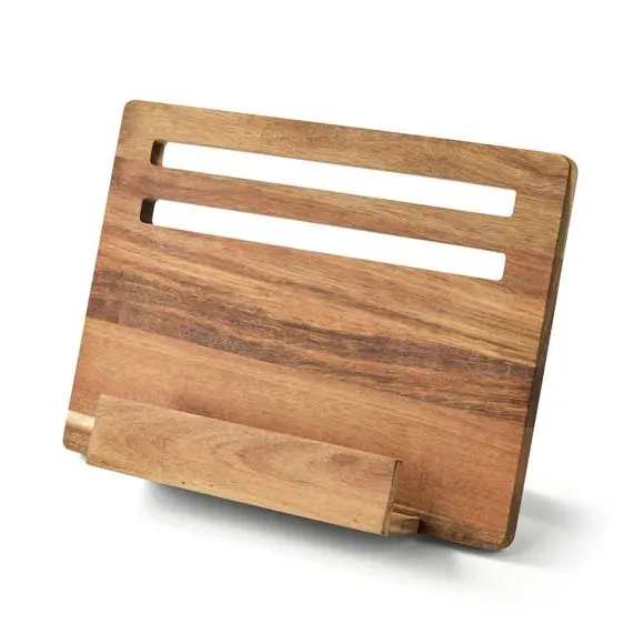 Cook Book Stand - Brown, Acacia Wood alternate view