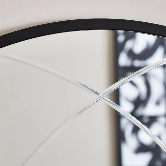 Cora Arched Full Length Leaner Mirror - Black alternate view