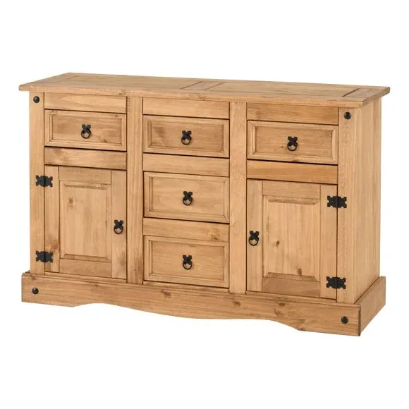 Corona Large Sideboard - Oak Brown, Pine alternate view