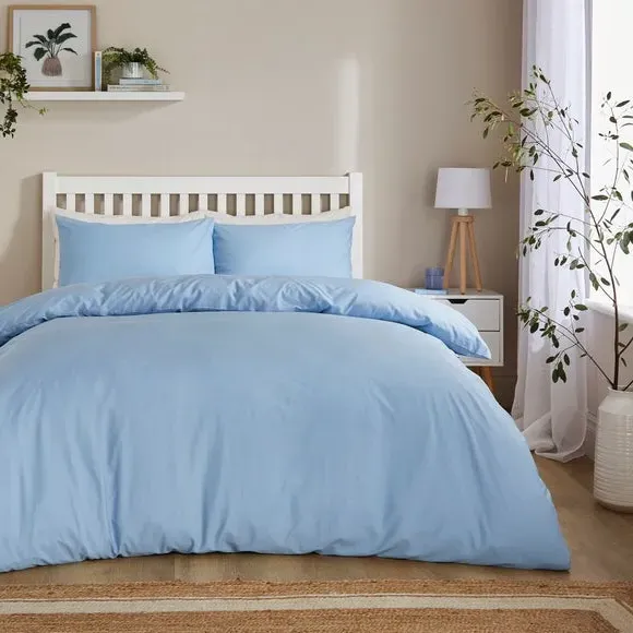 Cotton TENCEL Duvet Cover & Pillowcase Set - Cornish Blue product