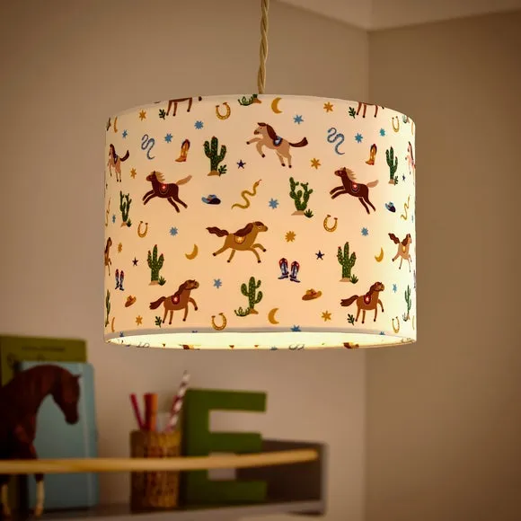 Cowboy Carnival Easy Fit Lamp Shade - Multicolor alternate view
