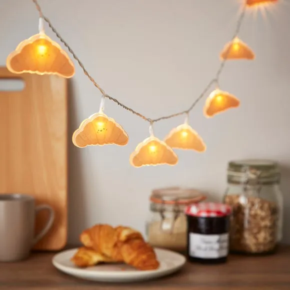 Croissant 10 LED String Lights - Brown product