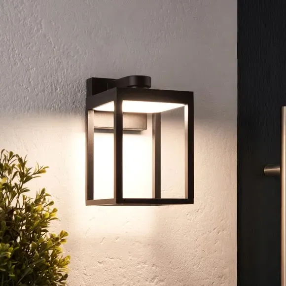 Cube Industrial LED Outdoor Wall Light - Black, Steel product