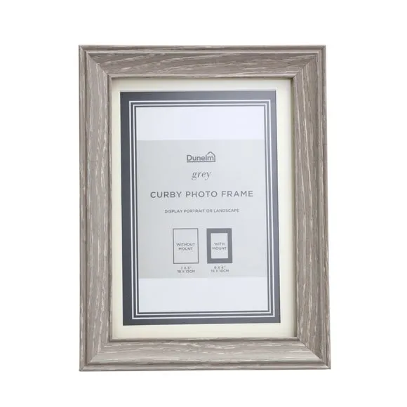 Curby Photo Frame - Grey