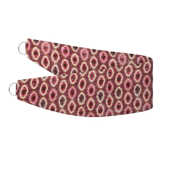 Curtain Tieback Geometric - Rosso, Polyester alternate view