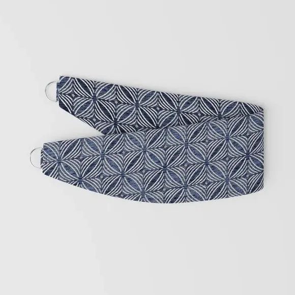 Curtain Tieback - Navy, Chenille alternate view