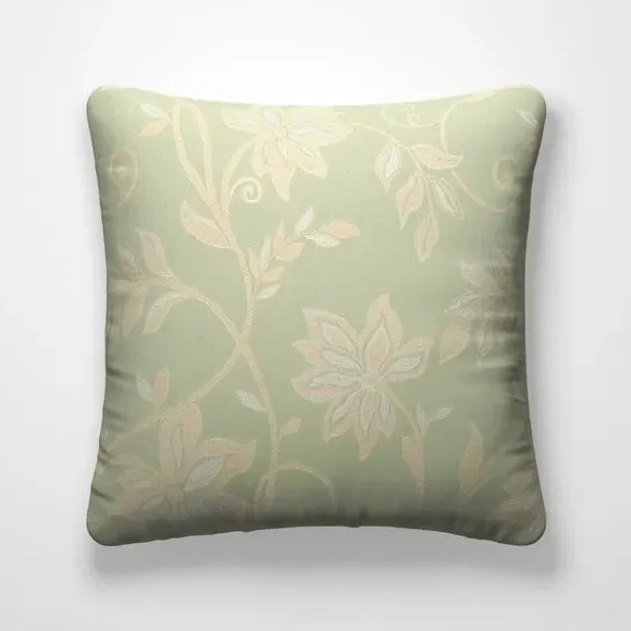 Cushion Cover with Piped Edge - Duckegg alternate view