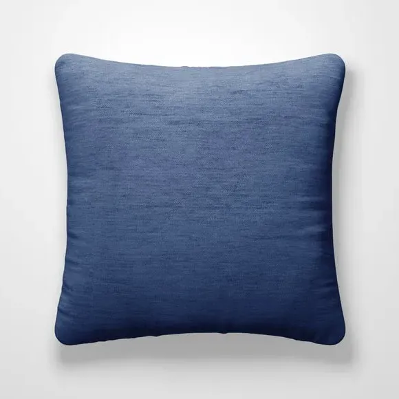 Kensington Custom Cushion Cover with Textured Design - Blue Haze by Dunelm, alternate view