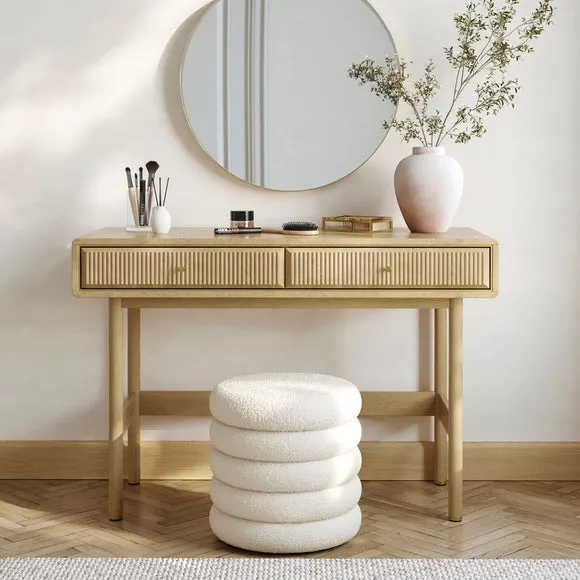 Daphne 2 Drawer Dressing Table - Light Oak Effect product