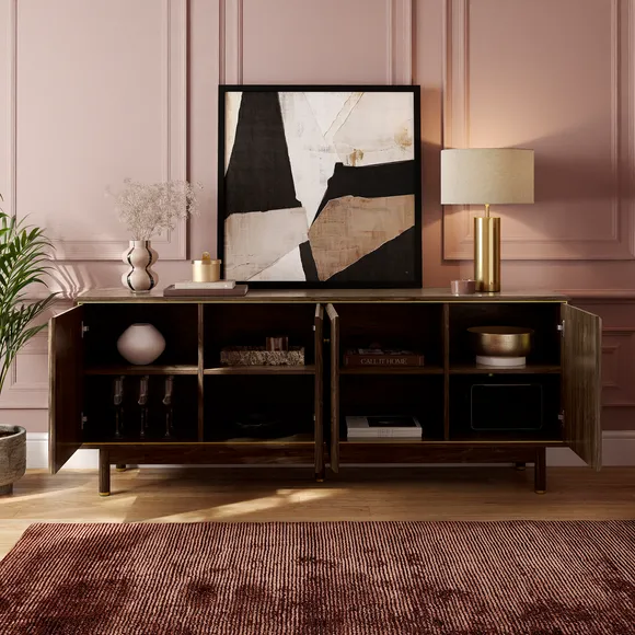 Daphne Extra Wide Sideboard - Walnut Effect alternate view