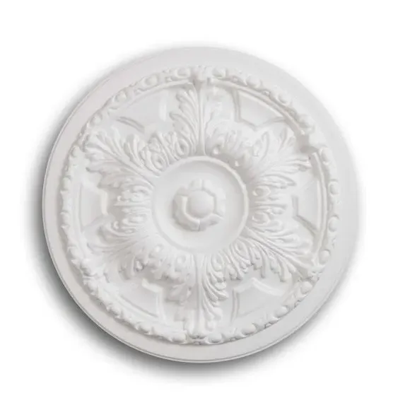 Floral Ceiling Rose - White alternate view