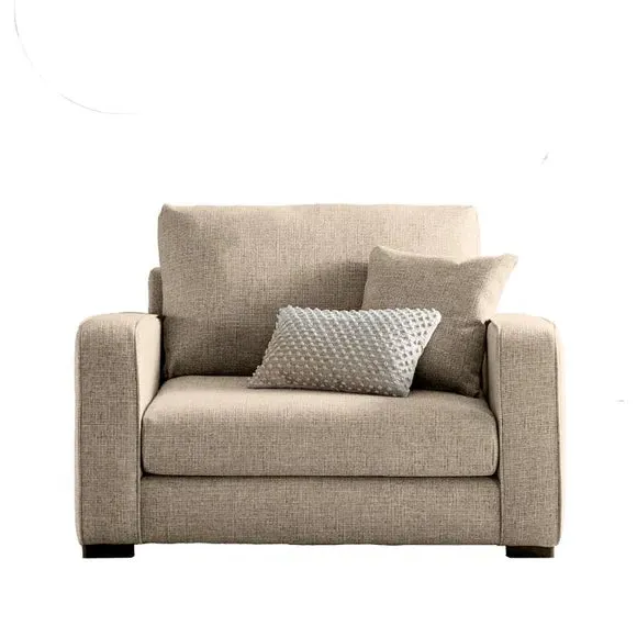 Carson Deep Sit Snuggle Chair - Natural, Chunky Multi Weave alternate view