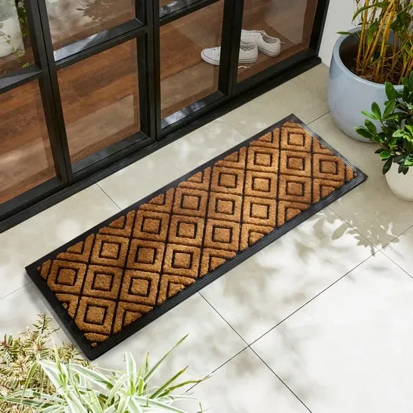 Diamond Coir Doormat - Brown product