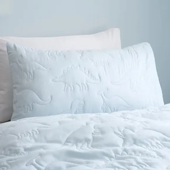 Dinosaur Pinsonic Quilt Cover & Pillowcase Set - Blue alternate view