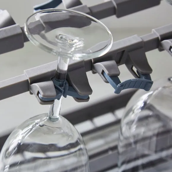 Dishwasher Wine Rack Holder - Grey alternate view
