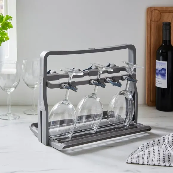 Dishwasher Wine Rack Holder - Grey product