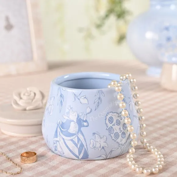 Trinket Box with Glazed Finish - Blue, Ceramic alternate view