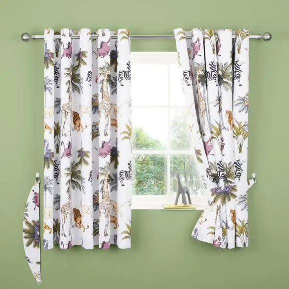 Eyelet Curtains with Blackout Lining - Natural alternate view