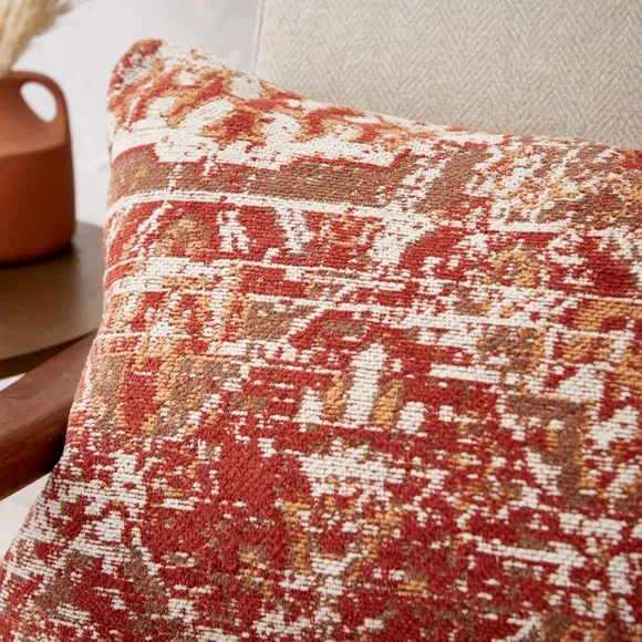 Rectangle Cushion Distressed - Orange, Cotton alternate view