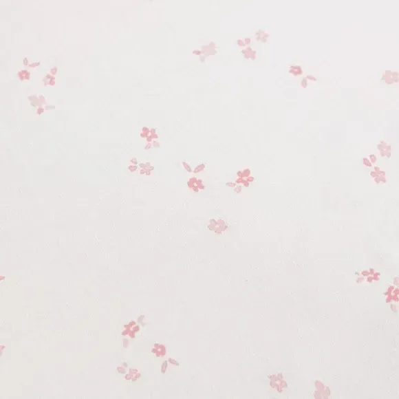 Ditsy Daydreams Fitted Bed Sheet - Light Pink, Organic Cotton alternate view