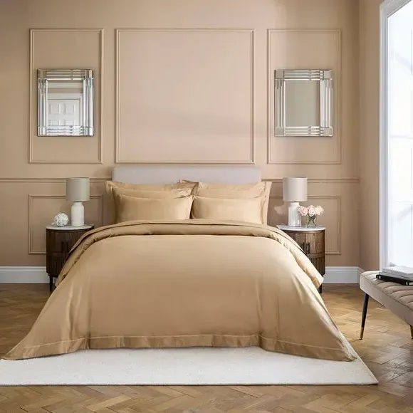 800 Thread Count Sateen Standard Pillowcase - Camel, Cotton alternate view