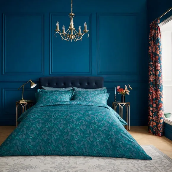 Duvet Cover Set with Pillowcases - Cotton Sateen by Dunelm, image 3