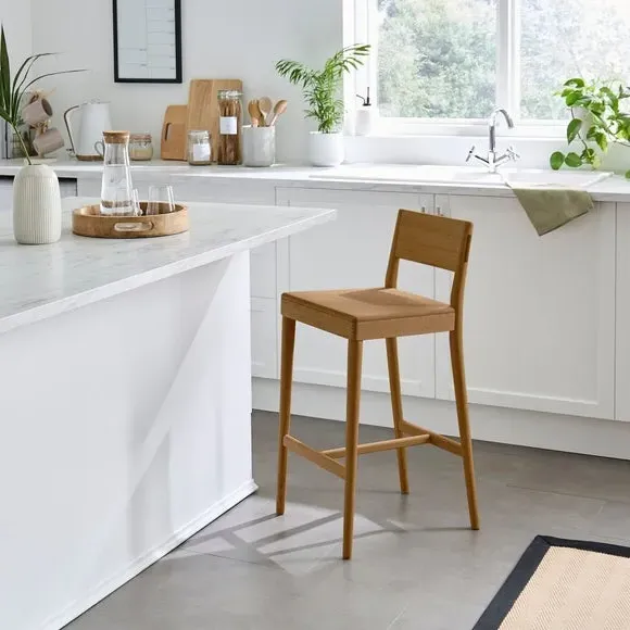 Dorothea Barstool - Dark Stained Oak product