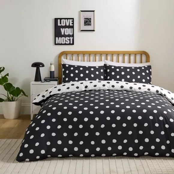 Dottie Quilt Cover & Pillowcase Set - White alternate view