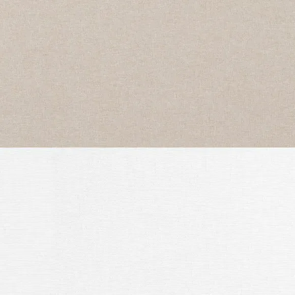 Sheer and Blackout Double Roller Blind - Natural alternate view
