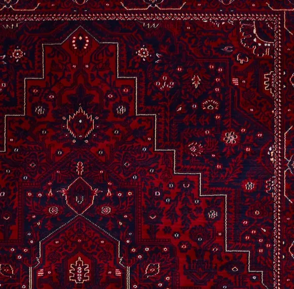 Traditional Rug - Red, Polyester alternate view
