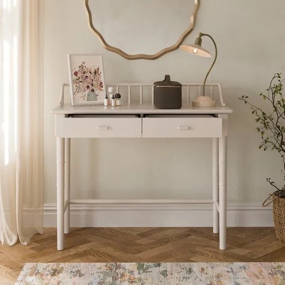 Dulcie 2 Drawer Dressing Table - Light Wood Effect alternate view