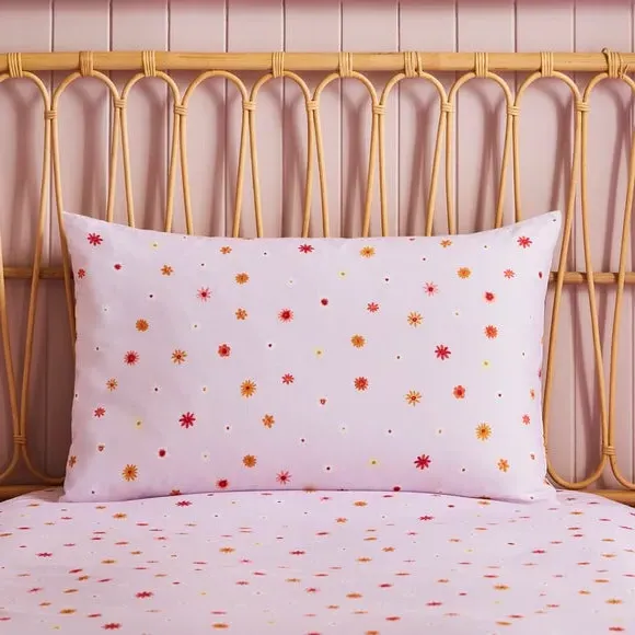 Duvet Cover & Pillowcase Set - Lilac, Polycotton alternate view