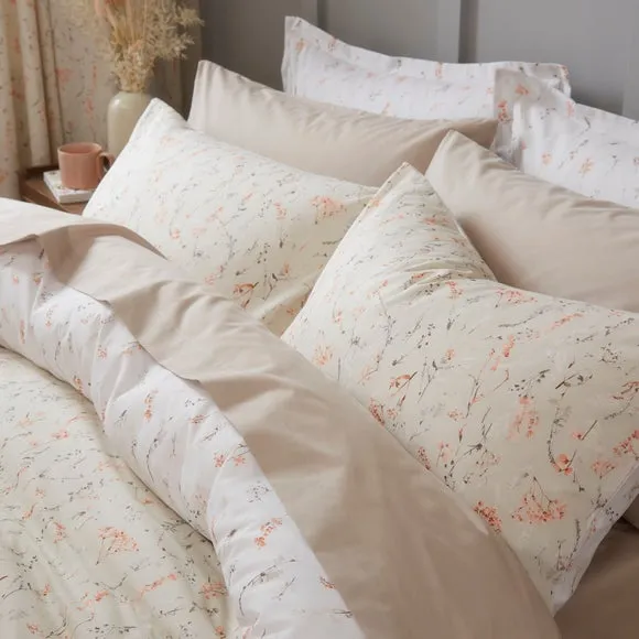 Esme Ditsy Duvet Cover & Pillowcase Set - Natural, Cotton alternate view
